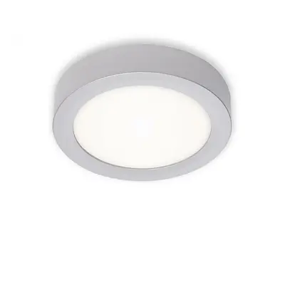 BRILONER LED stropní svítidlo, pr. 17 cm, 11 W, matný chrom, 4000 K BRI 7122-414