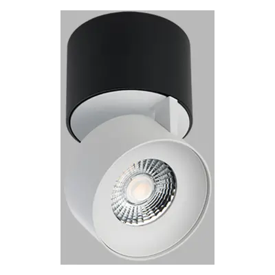 LED2 11508331DT KLIP ON, BW 11W 3000K stropní černé/bílé