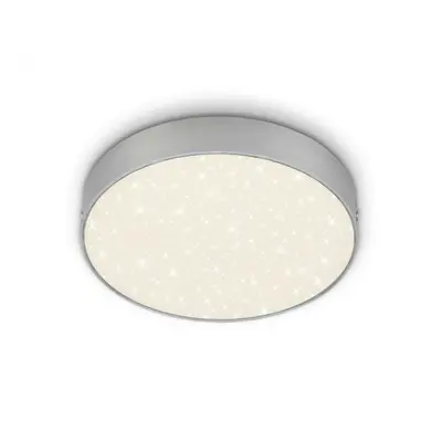 BRILONER LED stropní svítidlo hvězdné nebe, pr. 21,2 cm, 16 W, stříbrná BRI 7073-414