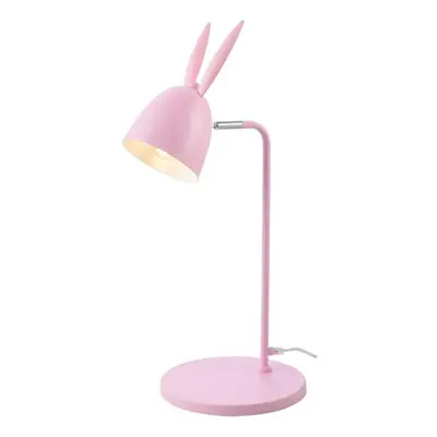 ACA Lighting dětská stolní lampa 1XE27 růžová 27X22XH56CM BUNNY ZM71T56P