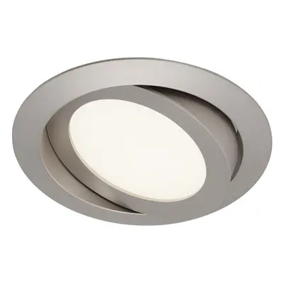 BRILONER LED vestavné svítidlo, pr. 14 cm, 6,4 W, matný nikl BRI 7285-012