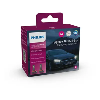 Philips LED Fog 12V 20W PGJ19-1/3/5 Ultinon Access 2500 6000K 2ks NO ECE 11366U2500CX