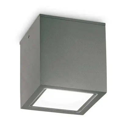 Venkovní stropní přisazené svítidlo Ideal Lux TECHO PL1 SMALL ANTRACITE 251554 GU10 1x20W IP54 9