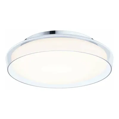 PAULMANN Selection Bathroom LED stropní svítidlo Luena IP44 3000K 230V 16,5W sklo/chrom