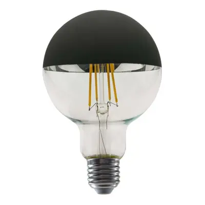 ACA Lighting LED FILAMENT E27 DIM G95 černá 8W 2700K 230V 900lm RA80 PALA958WWDIMB