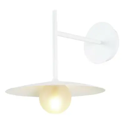 ACA Lighting nástěnné svítidlo 1xG9 AFINAR bílá + matné sklo 25X28X32CM OD94451WW