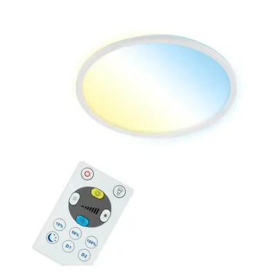 BRILONER CCT svítidlo LED panel, pr. 42 cm, 22 W, 3000 lm, bílé BRILO 7059-016