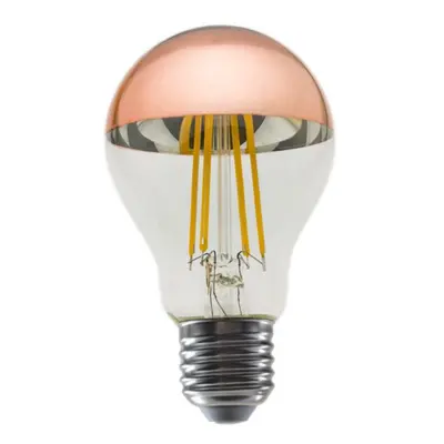 ACA Lighting LED FILAMENT E27 DIM A60 červená zlatá 8W 2700K 230V 900lm RA80 ELIOR8WWDIMRG