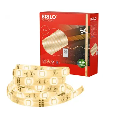 BRILONER LED pásek, 500 cm, dálkový ovladač, 15W, 240lm BRILO 2317150