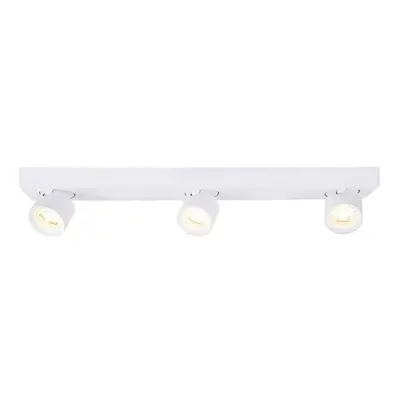 ACA Lighting bodové svítidlo nástěnné LED 15W COB 80° 3000K 1200LM bílá hliník 54X7XH10CM PLUTO 