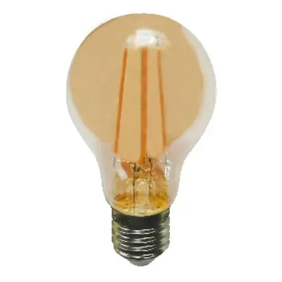 ACA Lighting LED FILAMENT E27 STEP-DIM A60 jantar 8W 2700K 230V 940lm RA80 ELIOR8WWAMSD