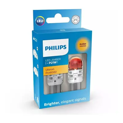 Philips LED P21W 12V 2,3W Ultinon Pro6000 SI Amber Intense 2ks 11498AU60X2