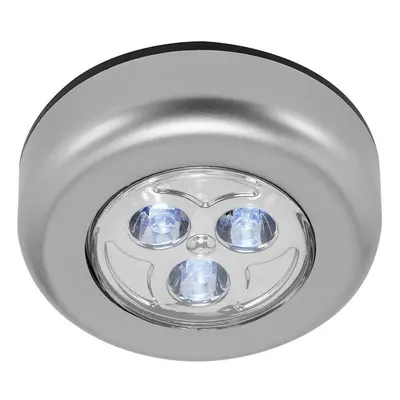 BRILONER LED Push-Light pr. 6,8 cm 3x0,3W 15lm titan BRI 2251-034