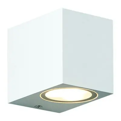 ACA Lighting GU10 venkovní nástěnné svítidlo plast 230V bílá IP65 MAX 3W LED SL8110GU10W