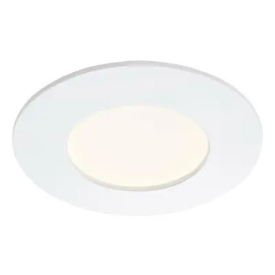 BRILONER LED vestavné svítidlo, pr. 8,5 cm, 6 W, bílé IP44 BRI 7282-016