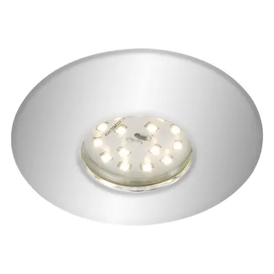 BRILONER LED vestavné svítidlo, pr. 9,3 cm, 5 W, chrom IP65 BRI 7227-018