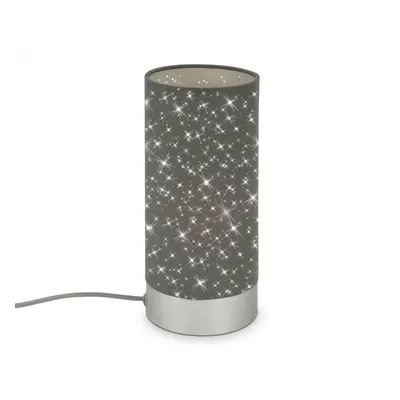 BRILONER Hvězdné nebe stolní lampa, pr. 11 cm, max. 25 W, šedá BRILO 7028-014