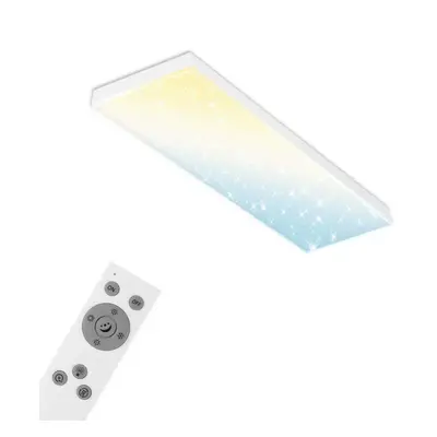 BRILONER Hvězdné nebe CCT svítidlo LED panel, 100 cm, 28 W, 3000 lm, bílé BRILO 7383-016