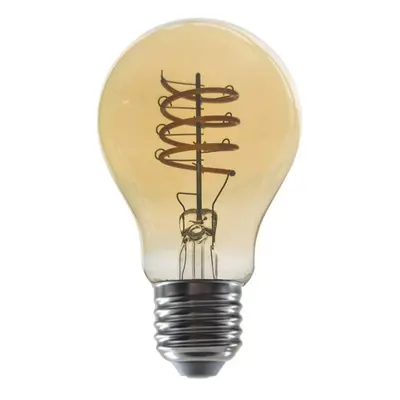 ACA Lighting LED FILAMENT E27 DIM A60 jantar SPIRAL 4W 1800K 230V 270lm RA80 ELIOR4WWSDIMAM