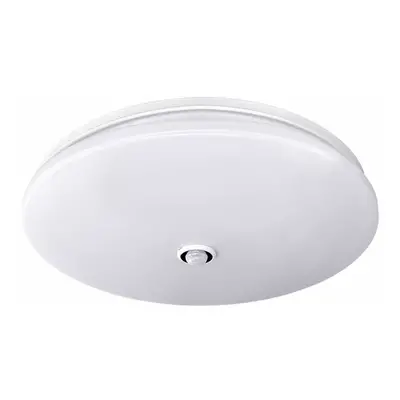 Solight LED stropní světlo PLAIN s PIR sensorem, 18W, 1260lm, 3000K, kulaté, 33cm WO776