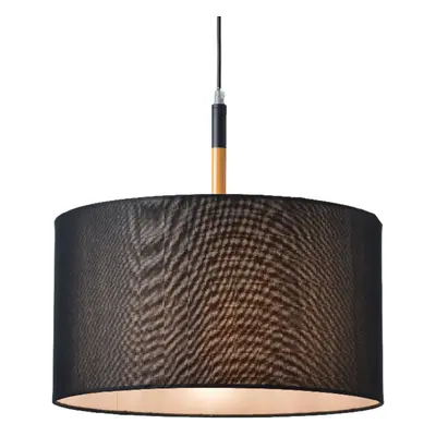 ACA Lighting Textile závěsné svítidlo OD650840PBK