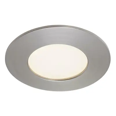 BRILONER LED vestavné svítidlo, pr. 8,5 cm, 5,5 W, matný nikl IP44 BRI 7282-012