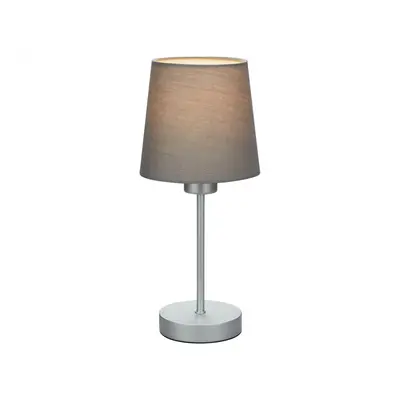 BRILONER Stolní lampa, 31,4 cm, max. 25 W, šedá-stříbrná BRILO 7024-014