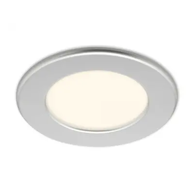 BRILONER LED vestavné svítidlo, 11,5 cm, 6W, 600lm, matný chrom BRI 7049014