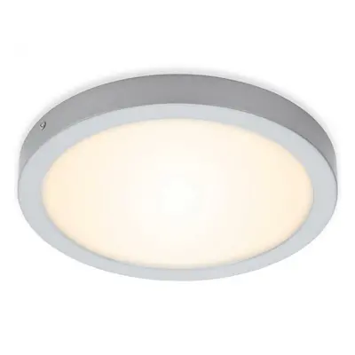 BRILONER LED stropní svítidlo, pr. 30 cm, 21 W, matný chrom BRI 7141-014