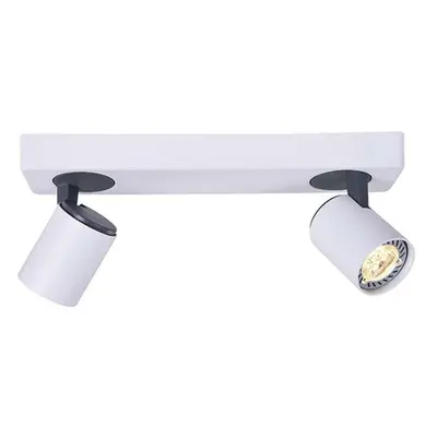 ACA Lighting bodové svítidlo nástěnné 2XGU10 bílá hliník 32X7X12CM DISCO RA312S32WG