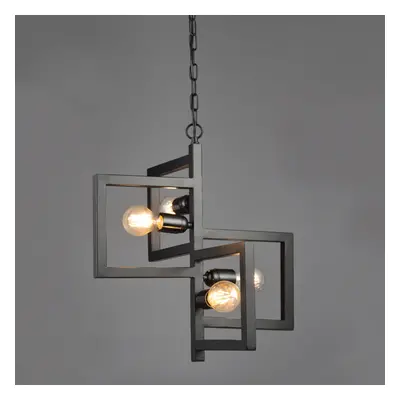 ACA Lighting Vintage závěsné svítidlo KS14254BK