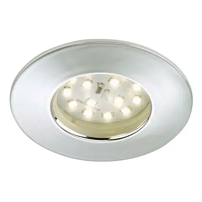 BRILONER LED vestavné svítidlo, pr. 7,5 cm, chrom IP44 BRI 7204-018