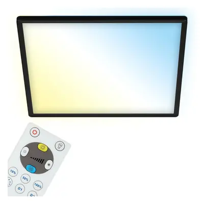 BRILONER Slim CCT svítidlo LED panel, 42 cm, 22 W, černá BRILO 7082-015