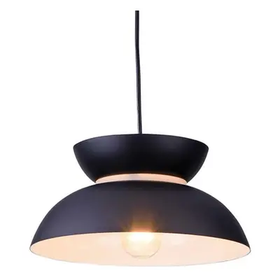 ACA Lighting závěsné svítidlo 1XE27 kov černá D29XH120CM AEOLUS KS871P29BK