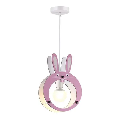 ACA Lighting dětské závěsné svítidlo 1XE27 BUNNY MDF 24X10XH100CM FARMA ZM421P24