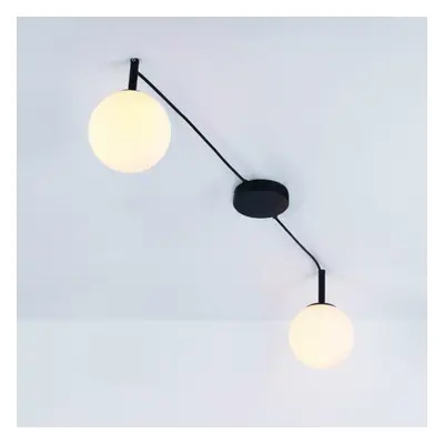 ACA Lighting stropní svítidlo 2XE14 TIRAMOLLA černá + bílá 72X42X32CM OD94612CB