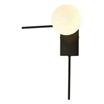 ACA Lighting nástěnné svítidlo 1xG9 CYCLOPS černá + bílá 30X17X37CM OD94581WSB