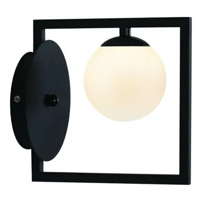 ACA Lighting nástěnné svítidlo 1xG9 QUADRO černá + bílá 22X15X20CM OD91221W