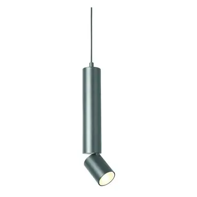 ACA Lighting závěsné svítidlo 1XGU10 BABEL šedá kov IP20 D5,6XD8XH140CM RA3551PGY