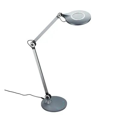 BRILONER CCT LED stolní lampa na psací stůl, pr. 20 cm, 9 W, antracit BRILO 7027-015