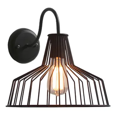 ACA Lighting Vintage nástěnné svítidlo KS1525W1BK