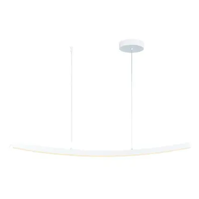 ACA Lighting závěsné svítidlo LED 20W 3000K 1400lm NAAVA bílá hliník IP20 102X15X110CM YL1721LED