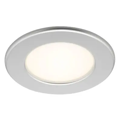 BRILONER LED vestavné svítidlo, pr. 11,5 cm, 6 W, matný chrom IP44 BRI 7053-014