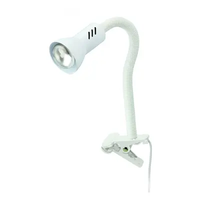 BRILONER Flexibilní svítidlo se svorkou 26 cm 1x E14 40W bílé BRI 2713-016P