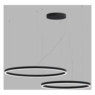 LED2 3274653DT Závěsné svítidlo CIRCLE SET 2 P-Z, B TRIAC DIM 104W 3000K/4000K černá