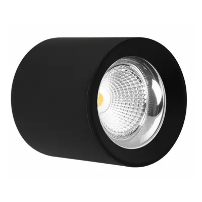 CENTURY Stropní SVÍTIDLO LED RONDO ČERNÉ 170x185mm 35W/230VAC 4000K 3675Lm 45d IP20 CEN RNDNE-35