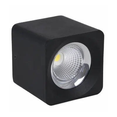 CENTURY Stropní SVÍTIDLO LED QUBE ČERNÉ 131x131x133mm 25W/230VAC 4000K 2500Lm 45d IP20 CEN QBNE-