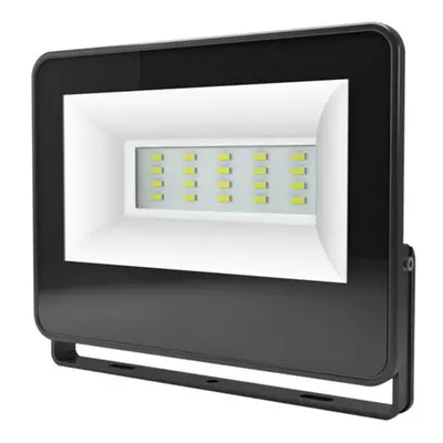 ACA Lighting černá LED SMD reflektor IP66 20W 3000K 2000Lm 230V AC Ra80 V2030