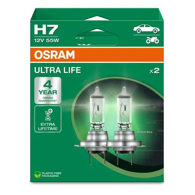 OSRAM H7 12V 55W PX26d ULTRA LIFE HCB 4 roky záruka 2ks 64210ULT-2HB