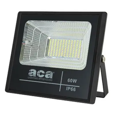 ACA Lighting solární SMD LED reflektor 60W 6000K IP66 120d Ra70 SV6060